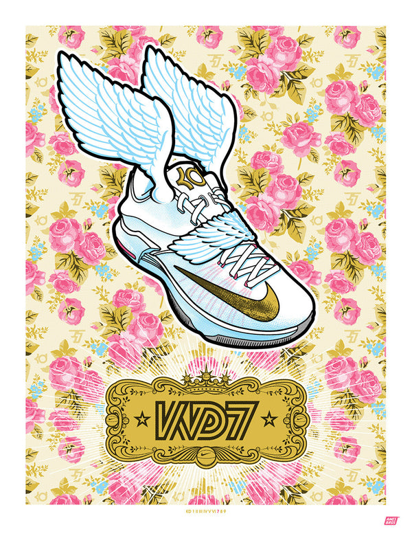 KD 7 "Aunt Pearl" Poster by Ames Bros. #Nike #KDTrey5 #KevinDurant #NikeBasketball #AmesBros #EasyMoneySniper #KD7 #AuntPearl
