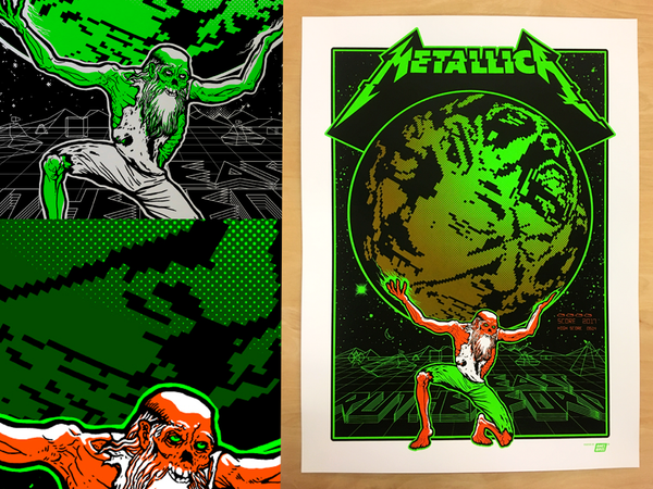 Metallica 2017 Tour Met Life Stadium, East Rutherford, NJ Poster – Ames Bros