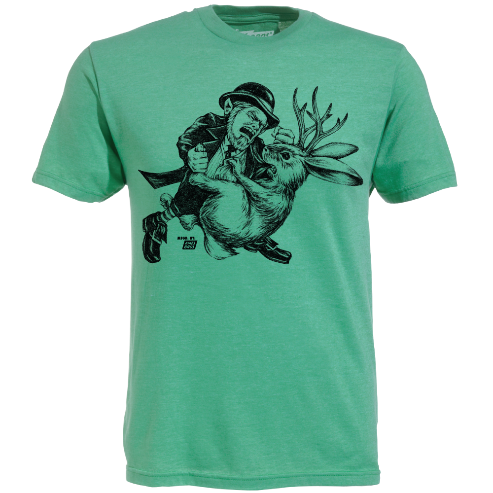 Ames Bros Leprechaun vs Jackelope T-Shirt