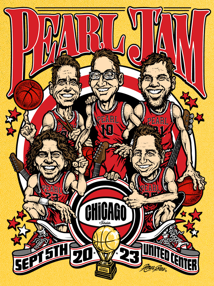 Pearl Jam Chicago-Night 1 SuperGold Variant