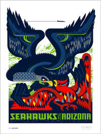 2020 Seahawks vs Cardinals Poster