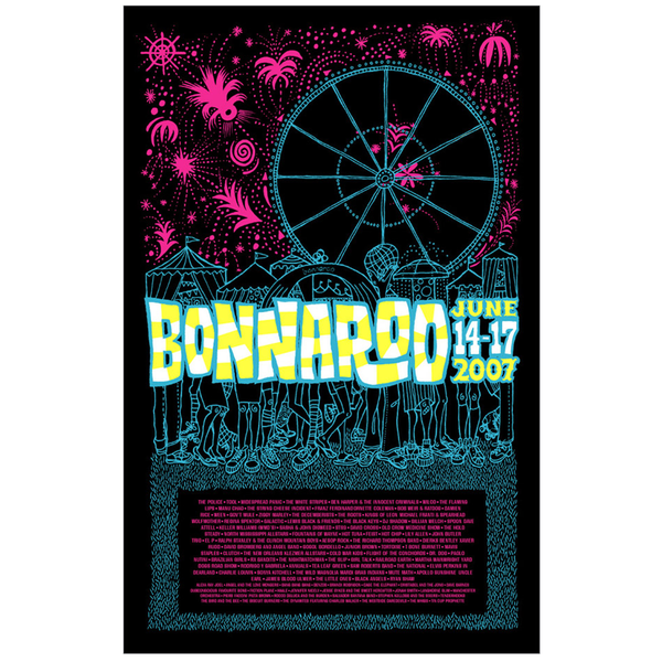 Bonnaroo 2007 Festival Poster – Ames Bros