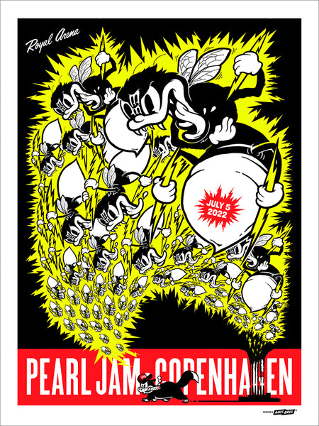 Pearl Jam Copenhagen 2022 Poster - Regular Edition – Ames Bros