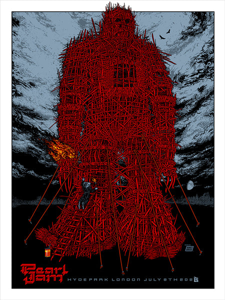 Pearl Jam Gigaton Los Angeles 2022 Poster - Showtime Variant – Ames Bros