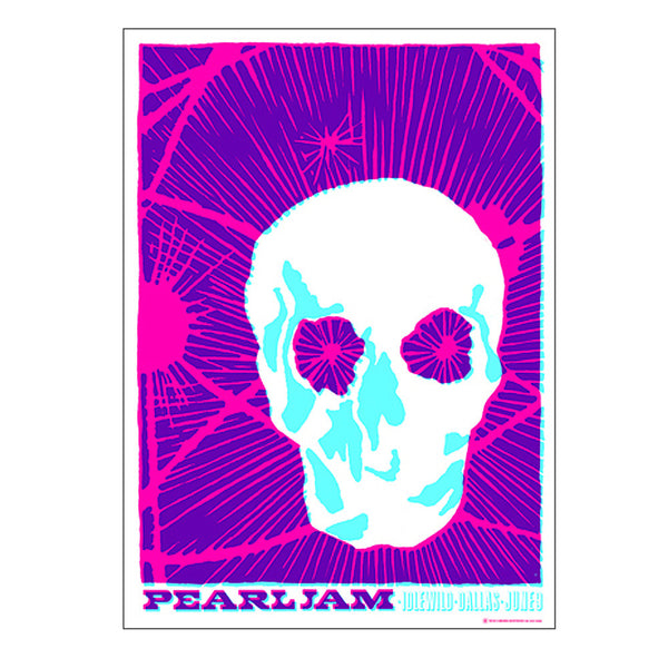 Pearl Jam 2003 Dallas Concert Poster – Ames Bros