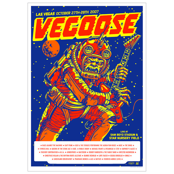 Vegoose Festival 2007 Poster – Ames Bros