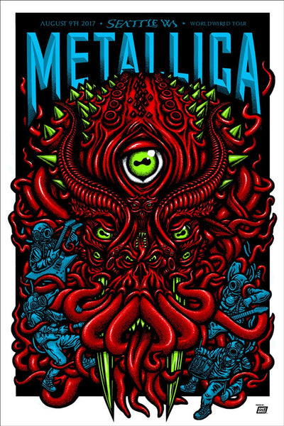 Metallica 2017 Tour Met Life Stadium, East Rutherford, NJ Poster – Ames Bros