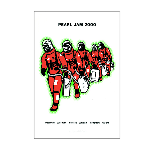 Pearl Jam 2000 Holland Concert Poster – Ames Bros Pearl Jam 2000 Holland Concert Poster – Ames Bros