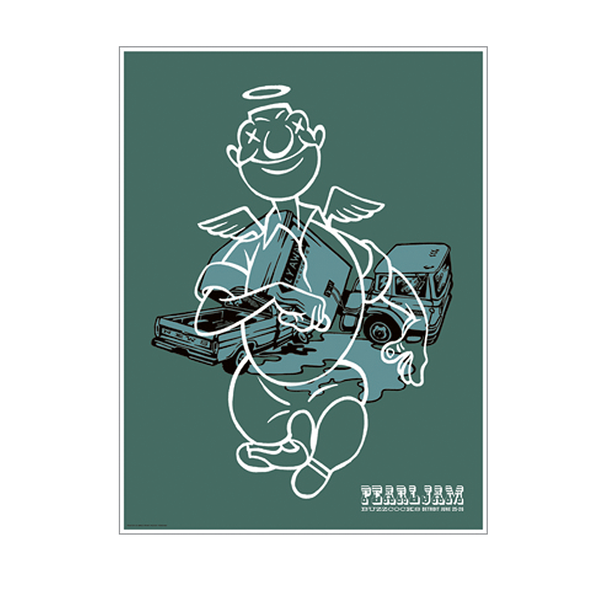Pearl Jam 2003 Detroit Concert Poster – Ames Bros