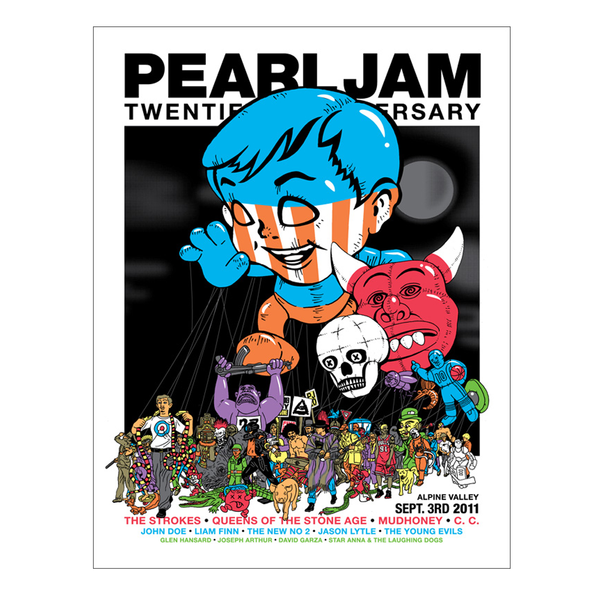 Pearl Jam Seattle Home Shows Poster – Ames Bros