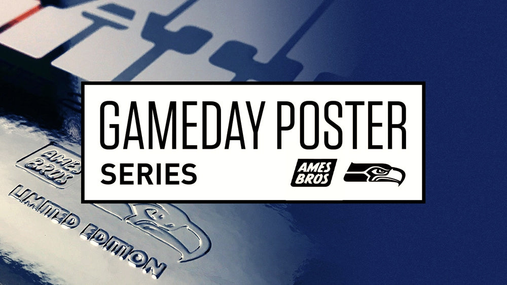 Seahawks Partner With Ames Bros To Design Gameday Poster Series