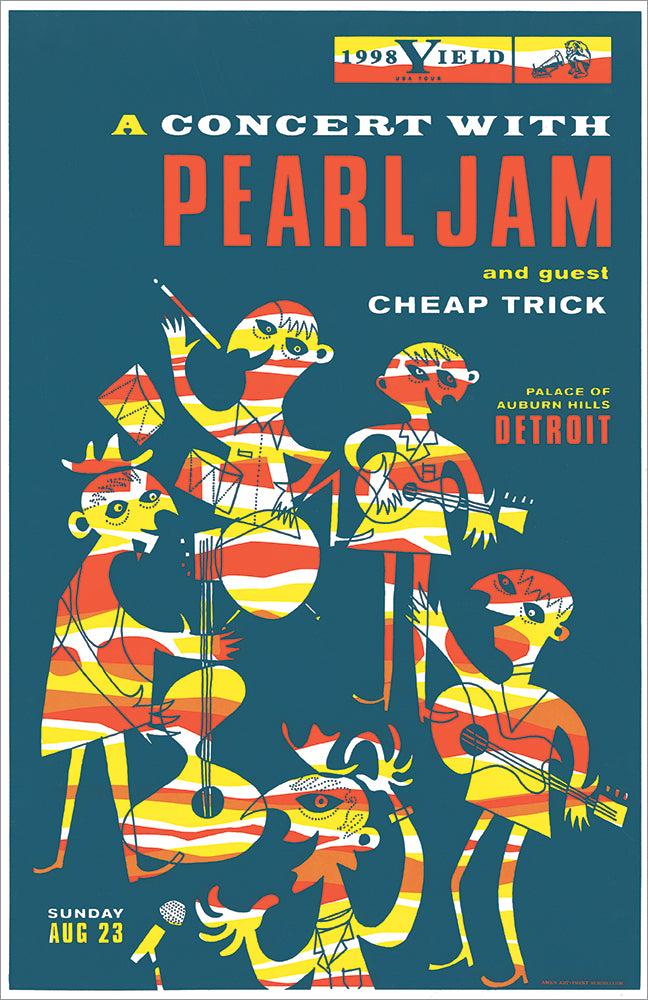 1998 Pearl Jam Detroit Regular Edition