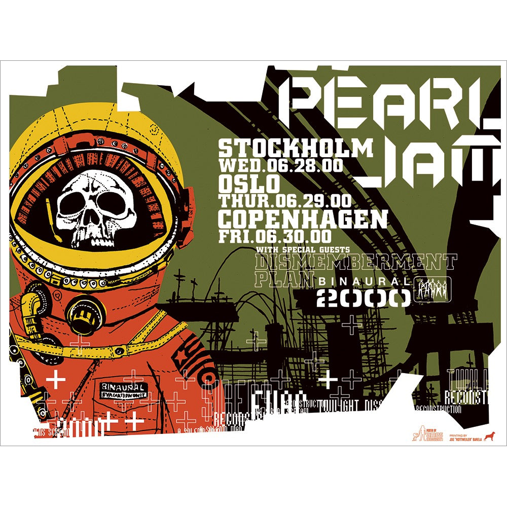 2000 Pearl Jam Stockholm Regular Edition