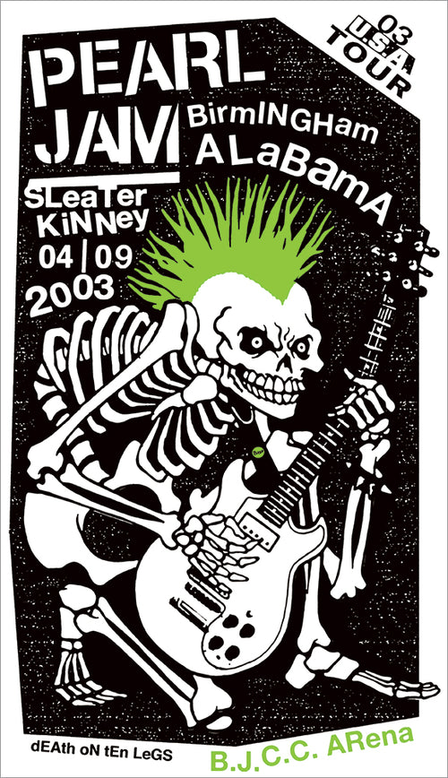 Pearl Jam 2003 Hershey Concert Poster – Ames Bros