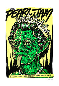 2012 Pearl Jam Manchester Lizard Variant