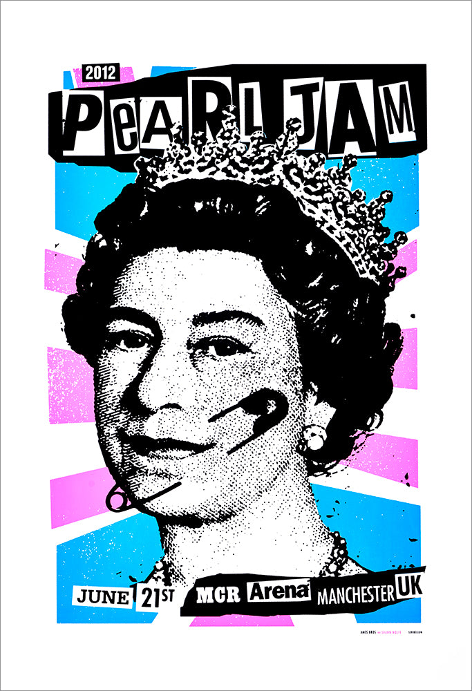 2012 Pearl Jam Manchester Punk Variant
