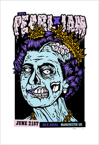 2012 Pearl Jam Manchester Zombie Variant