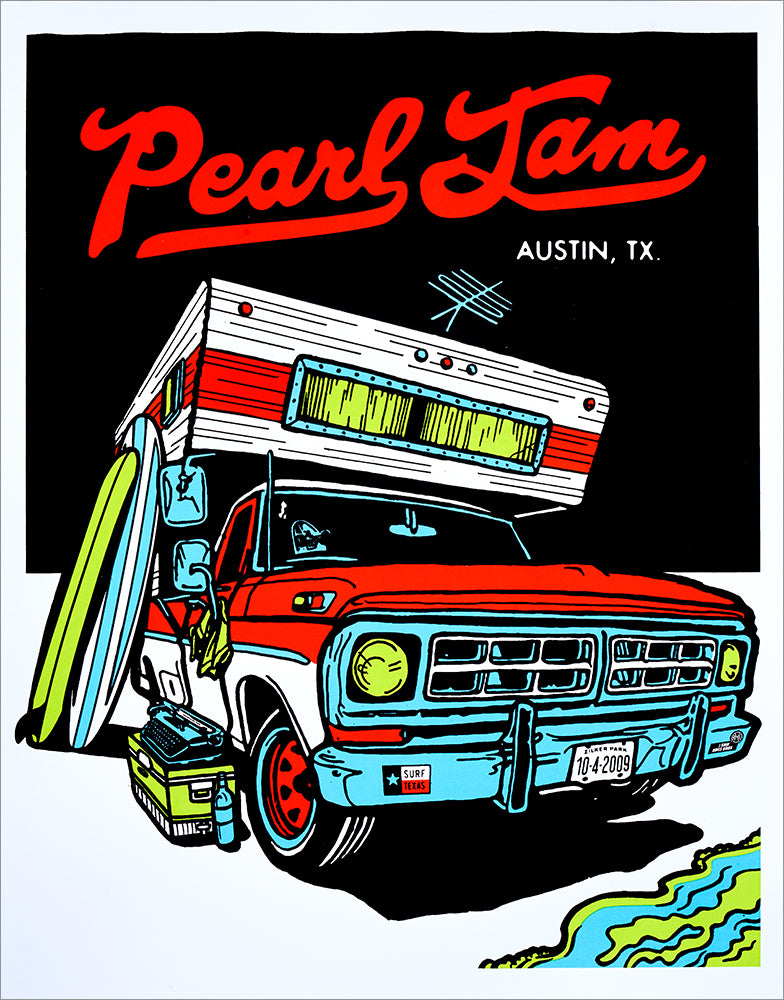 2009 Pearl Jam ACL Austin Regular Edition