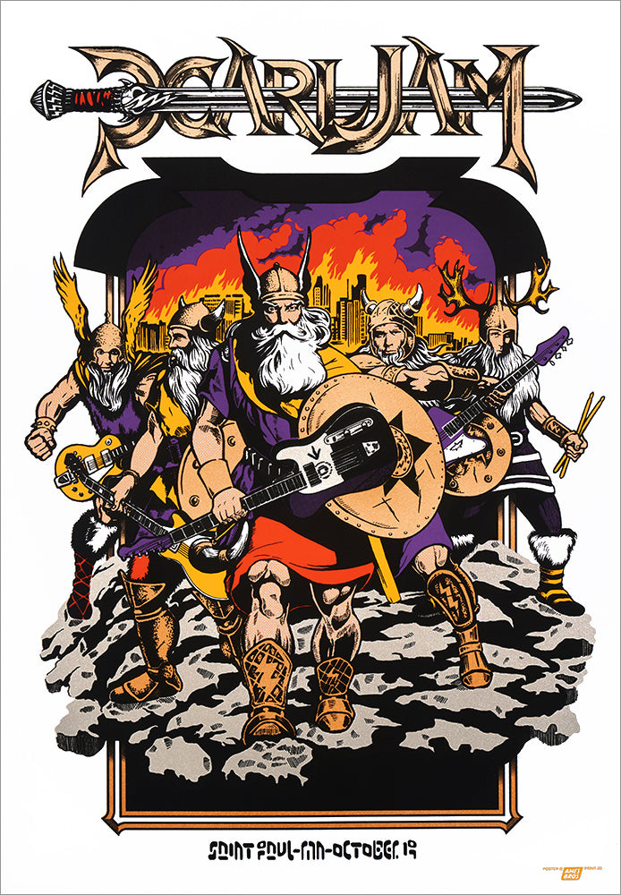 2014 Pearl Jam St. Paul Heavy Metal Variant