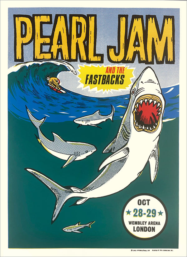 Pearl Jam Mexico City Concert Poster – Ames Bros