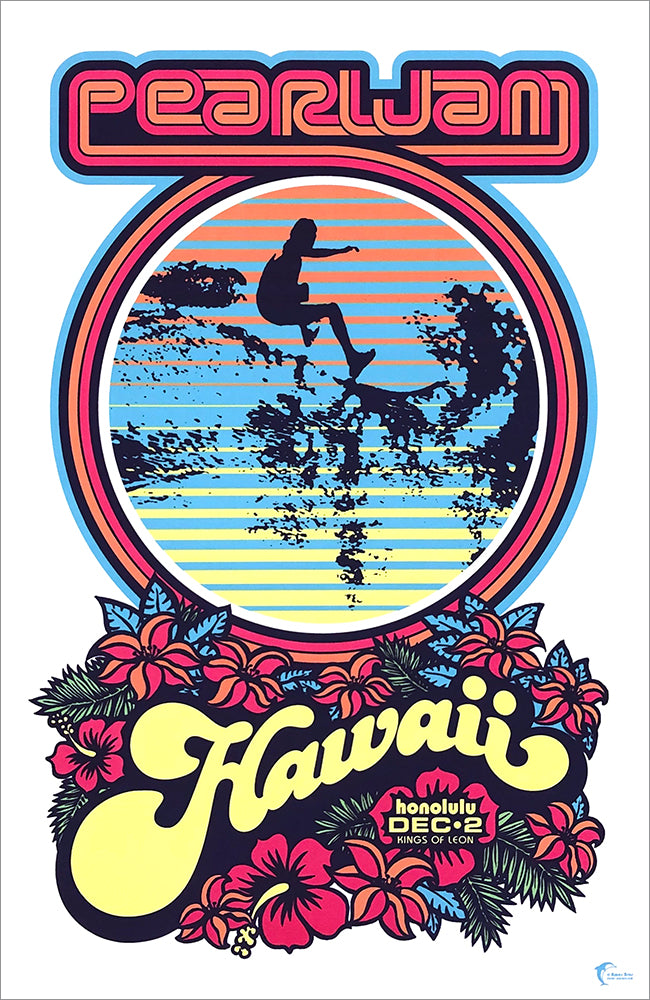 2006 Pearl Jam Hawaii Poster