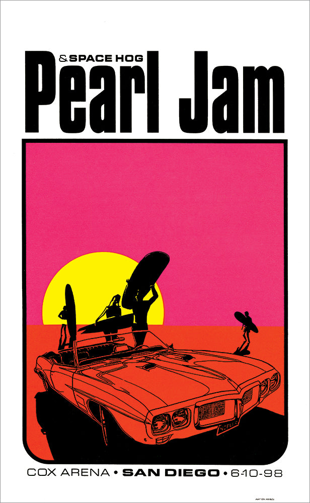 UPCOMING - 1998 Pearl Jam San Diego Regular Edition
