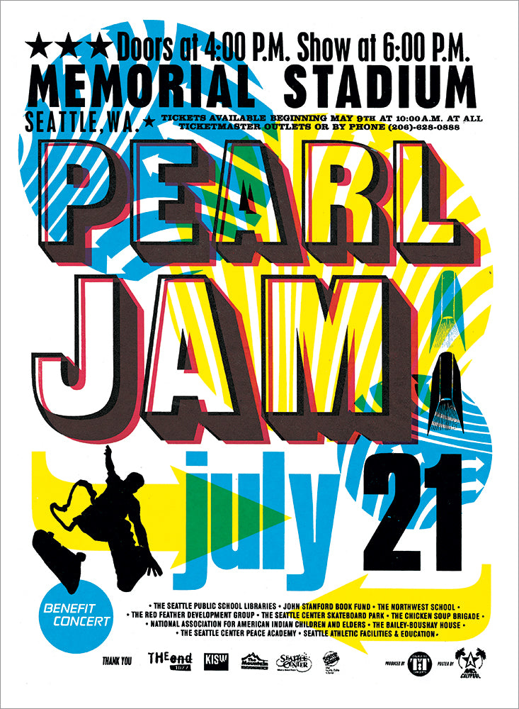 1998 Pearl Jam Seattle Benefit Regular Edition