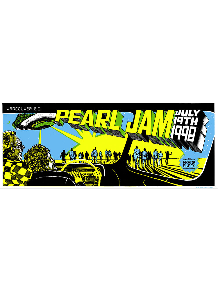 UPCOMING - 1998 Pearl Jam Vancouver Regular Edition