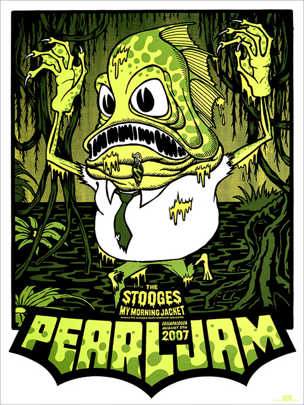 Pearl Jam Mexico City Concert Poster – Ames Bros