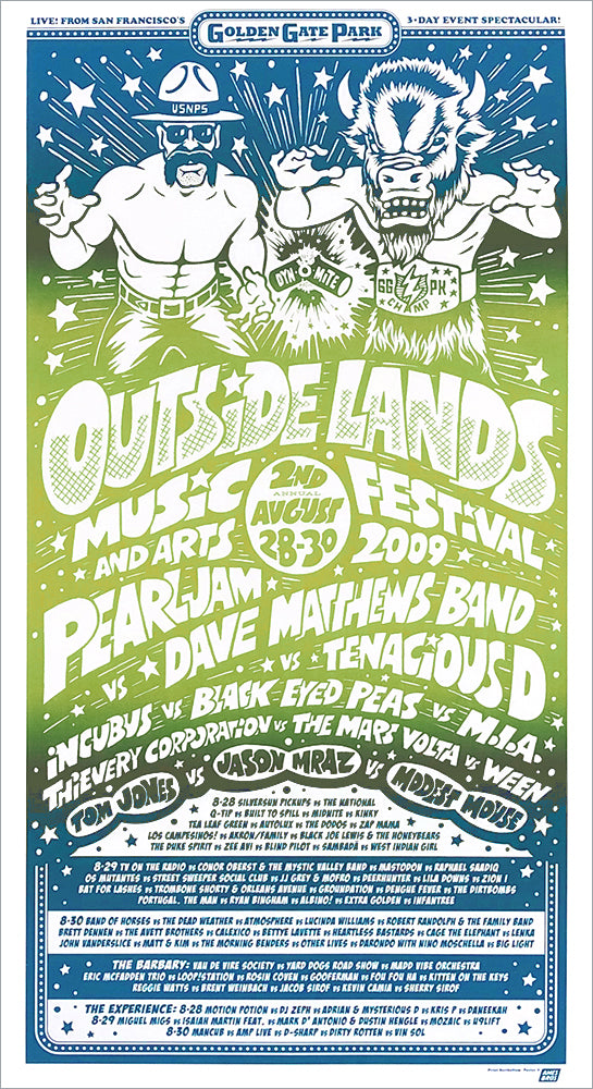 2009 Outside Lands Festival Variant AP Edition