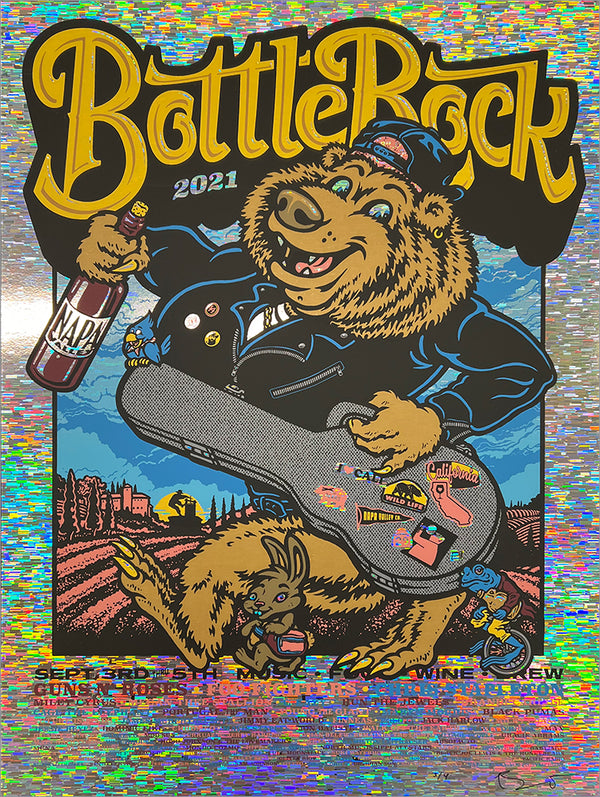 2021 BottleRock Festival Disco Foil Variant