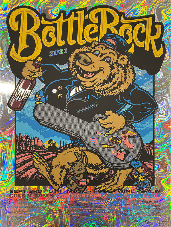 2021 BottleRock Festival Oilslick Foil Variant