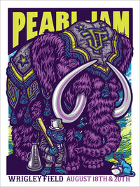 2018 Pearl Jam Chicago Wrigley Field Regular Edition