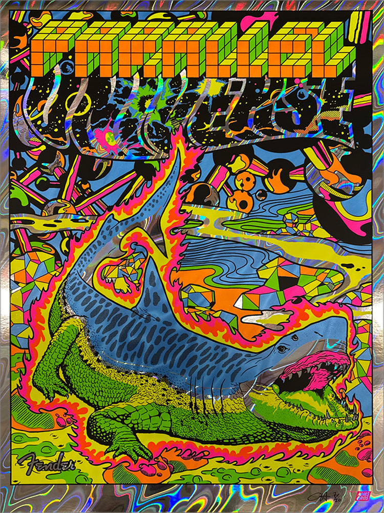 2018 FENDER Parallel Universe Rainbow Foil Variant Edition