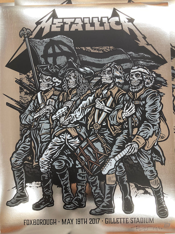 2017 Metallica Foxborough Silver Foil Variant