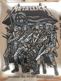 2017 Metallica Foxborough Silver Foil Variant