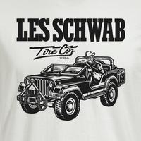 Les Schwab Jeep T-shirt