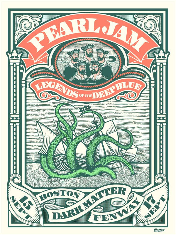 2024 Pearl Jam Boston Regular Artist Edition