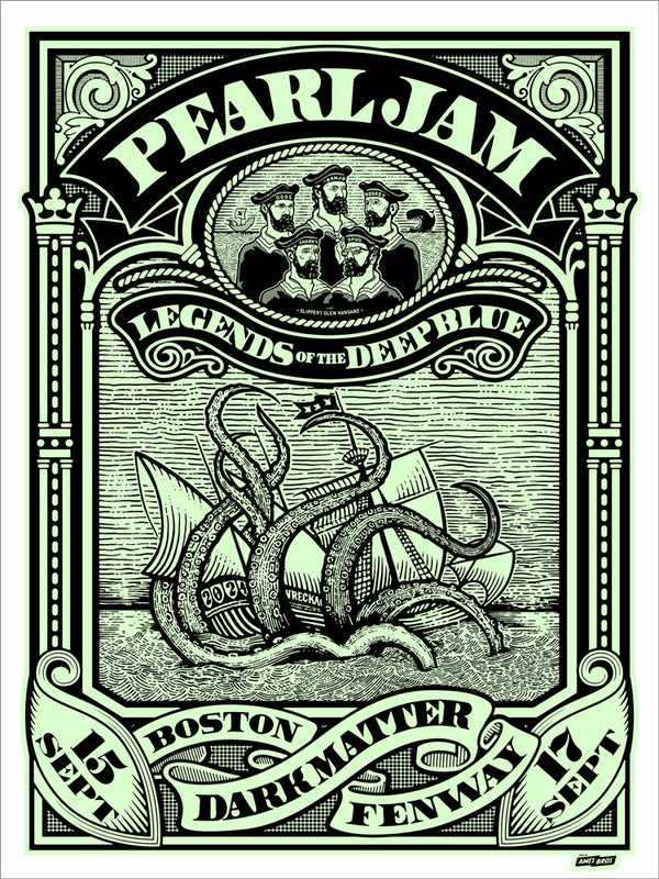 2024 Pearl Jam Boston Glow-In-The-Dark Variant