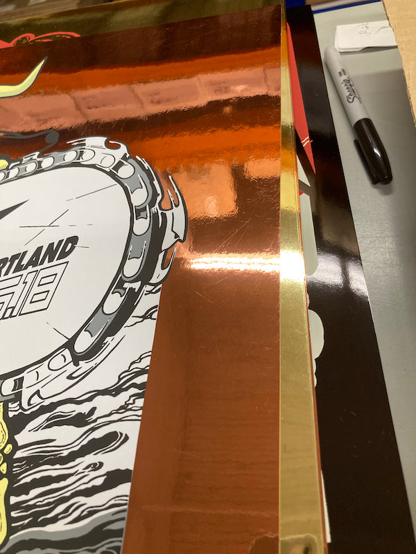 2018 Metallica Portland Slash Crew Orange Chrome Variant
