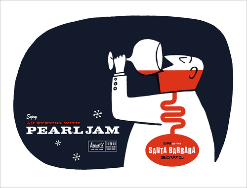 Pearl Jam Sydney Australia Concert Poster #8