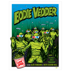 Eddie Vedder 2012 Clearwater, FL Poster – Ames Bros