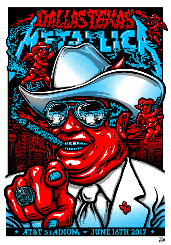 Metallica East Rutherford, NJ Limited Edition Posters are here! – Ames Bros