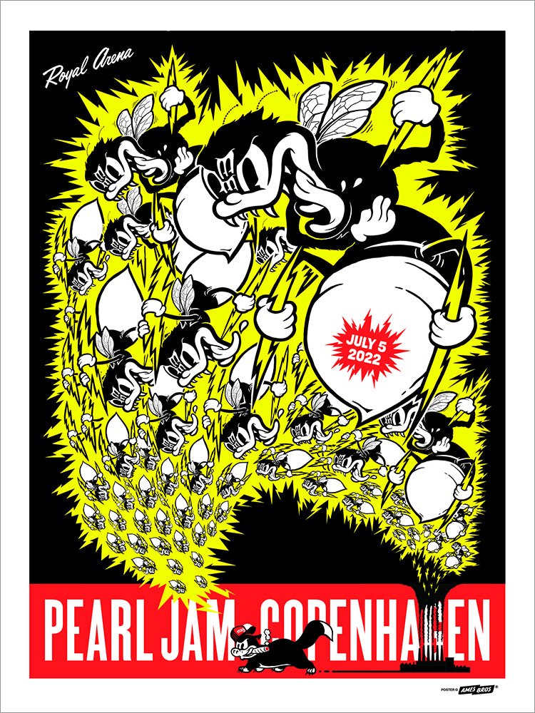 Pearl Jam Copenhagen 2022 Poster - Regular Edition