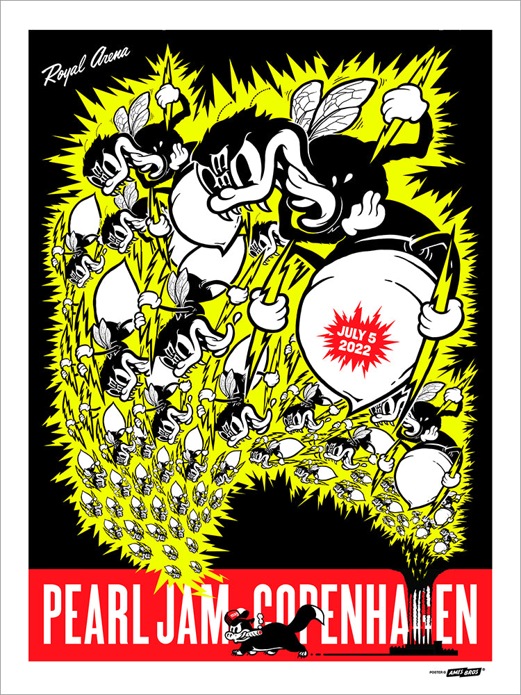 Pearl Jam Copenhagen 2022 Poster - Regular Edition – Ames Bros