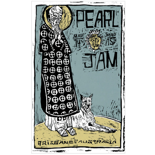 Pearl Jam 1998 Kansas City Concert Poster