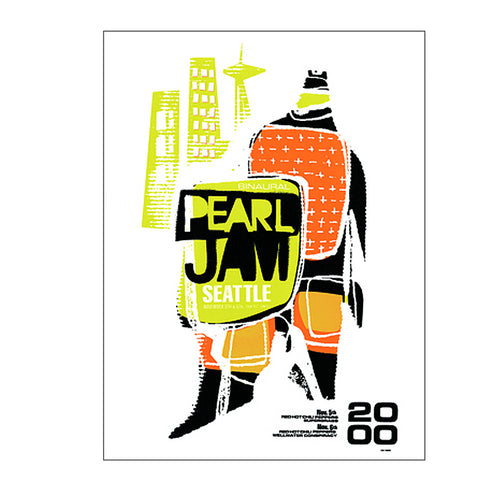 2024 Pearl Jam Seattle-Night 1 Rainbow Foil Variant – Ames Bros