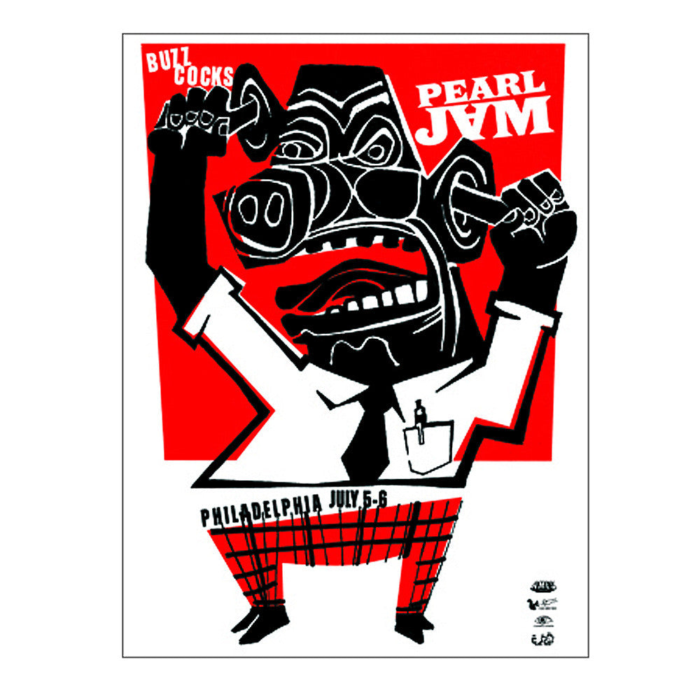 Pearl Jam 2003 Philly 2nd Night Poster – Ames Bros