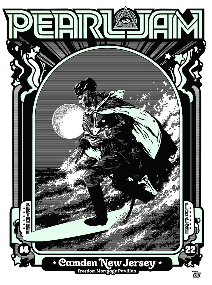 2022 Pearl Jam Camden Glow-In-The-Dark Variant