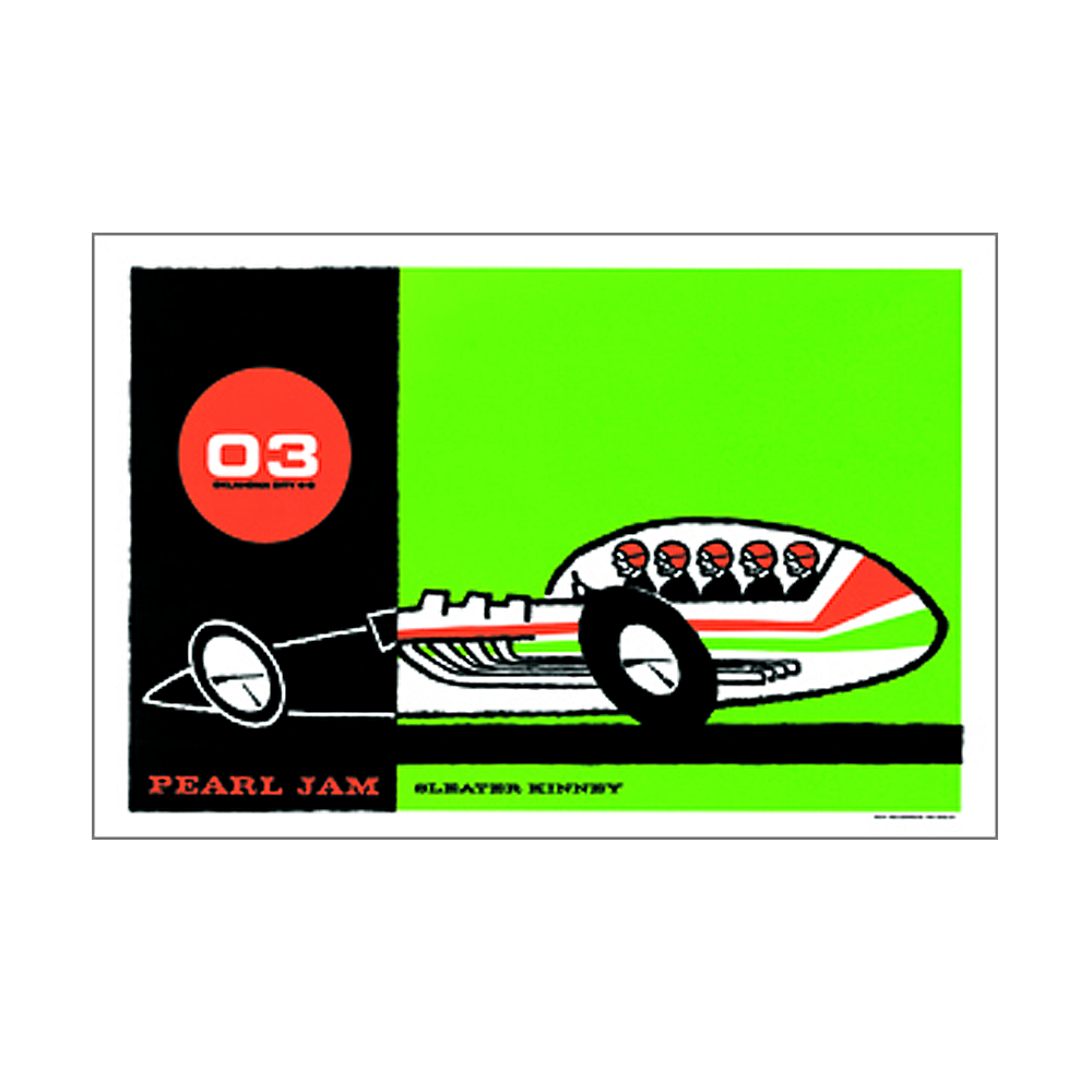 Pearl Jam 2003 Oklahoma City Poster – Ames Bros